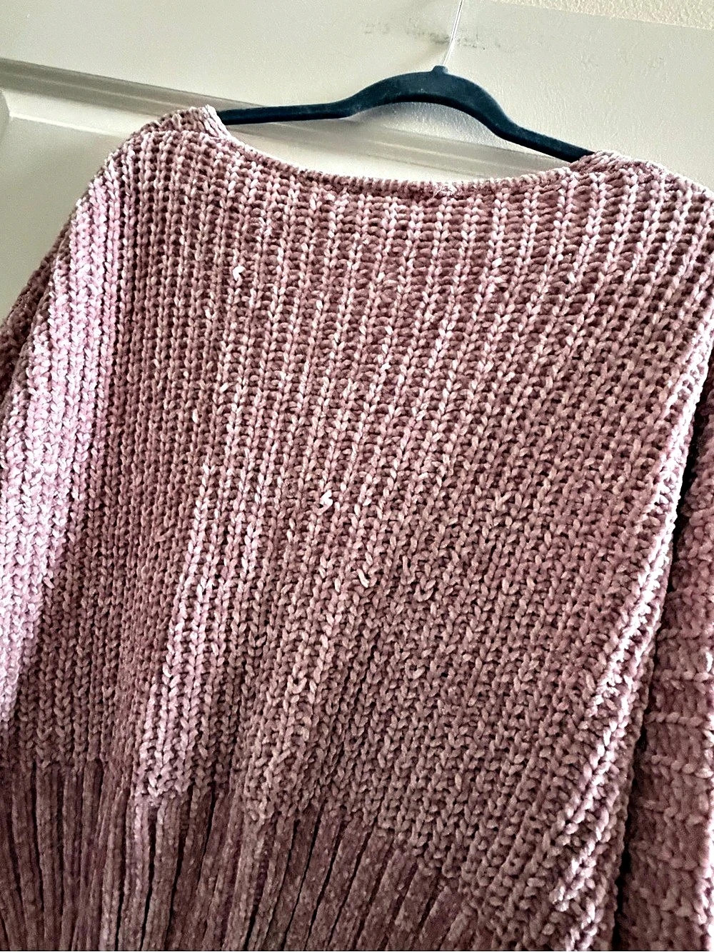 Pink V-Neck Sweater - Picture 7 of 8